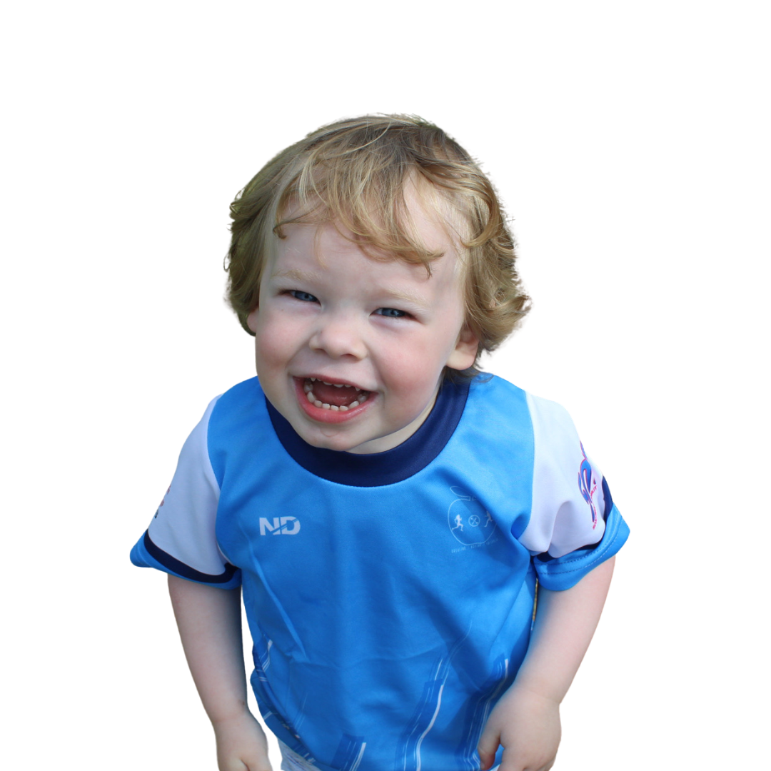 Active kids jersey light blue and white